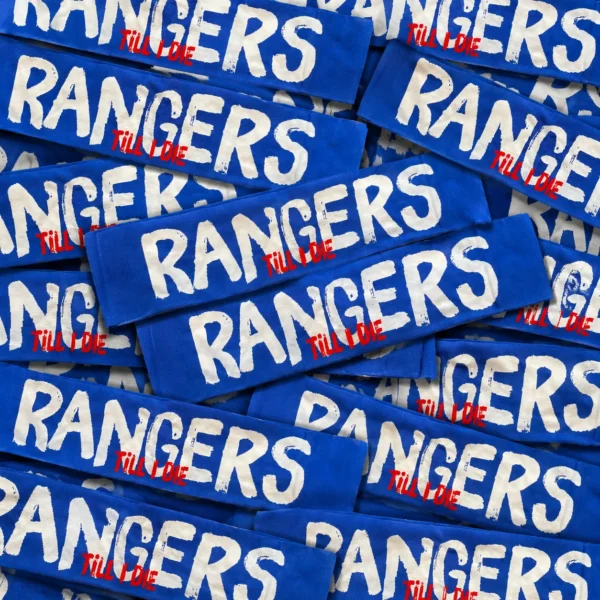 Rangers Till I Die Double-Sided Scarf