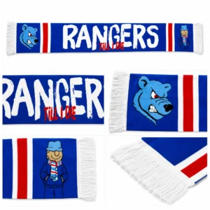 Rangers Till I Die Double-Sided Scarf