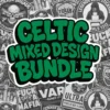 Celtic Mixed Design Sticker Bundle