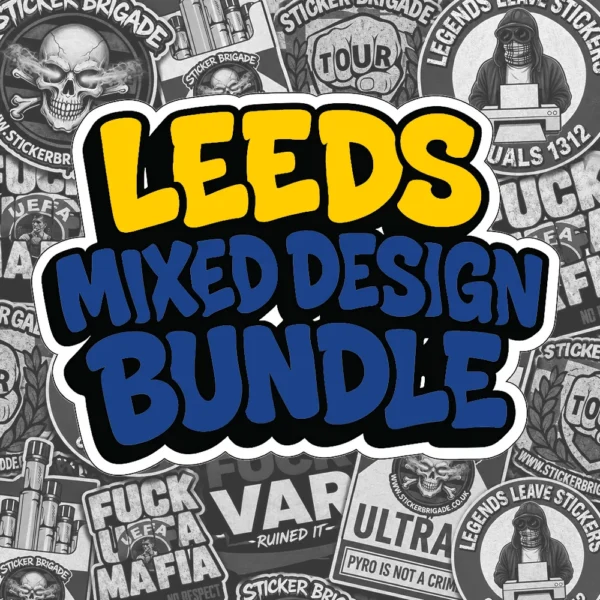 Leeds Mixed Design Sticker Bundle