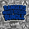 Rangers Mixed Design Sticker Bundle