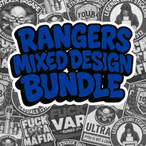 Rangers Mixed Design Sticker Bundle