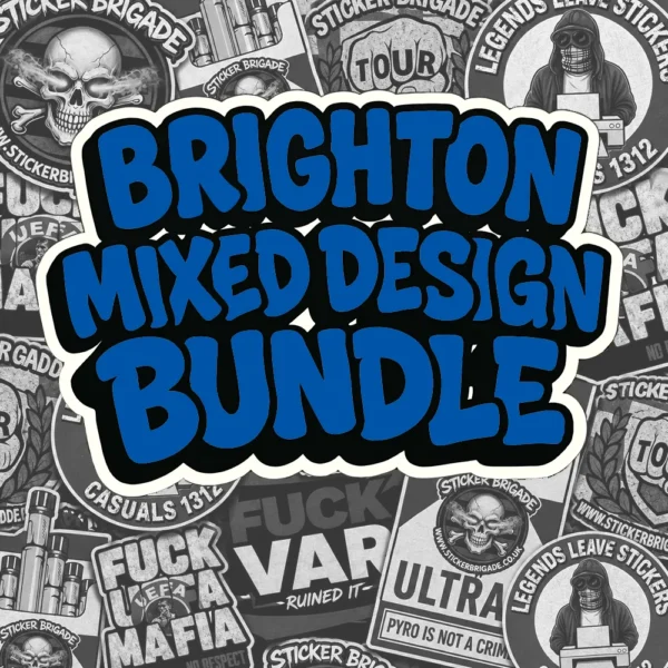 Brighton Mixed Design Sticker Bundle