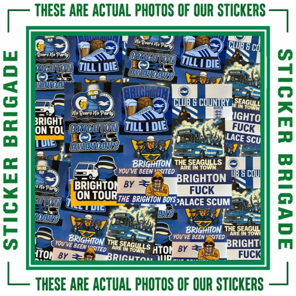 Brighton Mixed Design Sticker Bundle