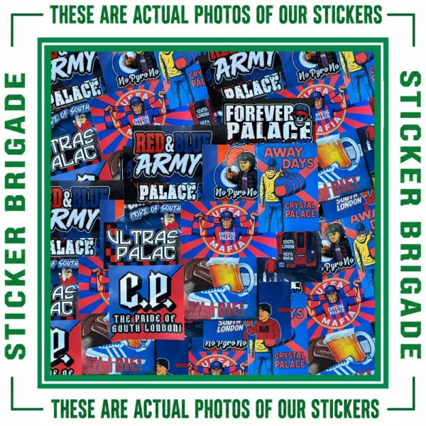 Crystal Palace Mixed Design Sticker Bundle