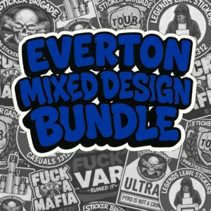 Everton Mixed Design Sticker Bundle