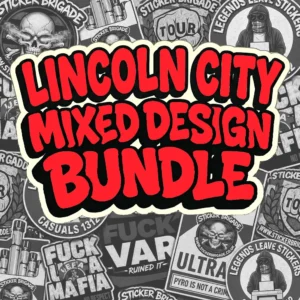 Lincoln City Mixed Design Sticker Bundle