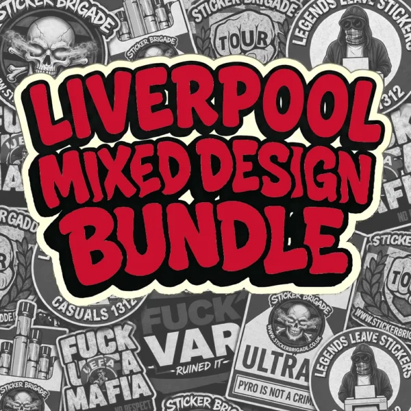 Liverpool Mixed Design Sticker Bundle