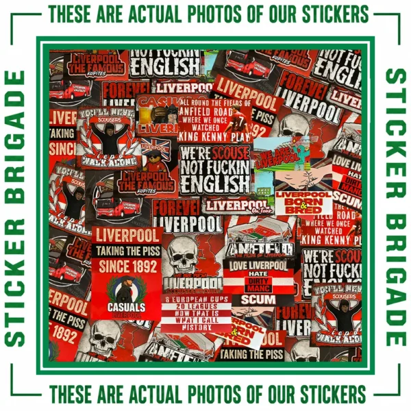 Liverpool Mixed Design Sticker Bundle