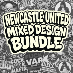 Newcastle United Mixed Design Sticker Bundle