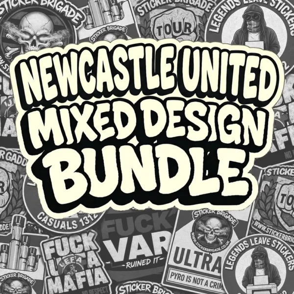 Newcastle United Mixed Design Sticker Bundle