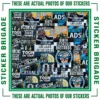 Newcastle United Mixed Design Sticker Bundle