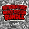 Nottingham Forest Mixed Design Sticker Bundle