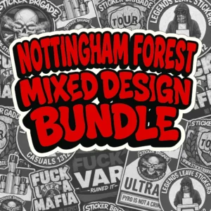 Nottingham Forest Mixed Design Sticker Bundle