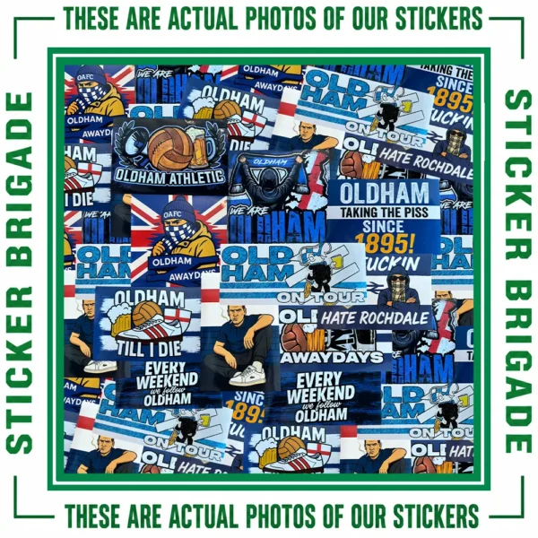 Oldham Mixed Design Sticker Bundle