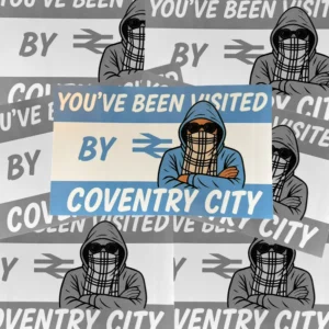 You've Been Visited by Coventry City Stickers