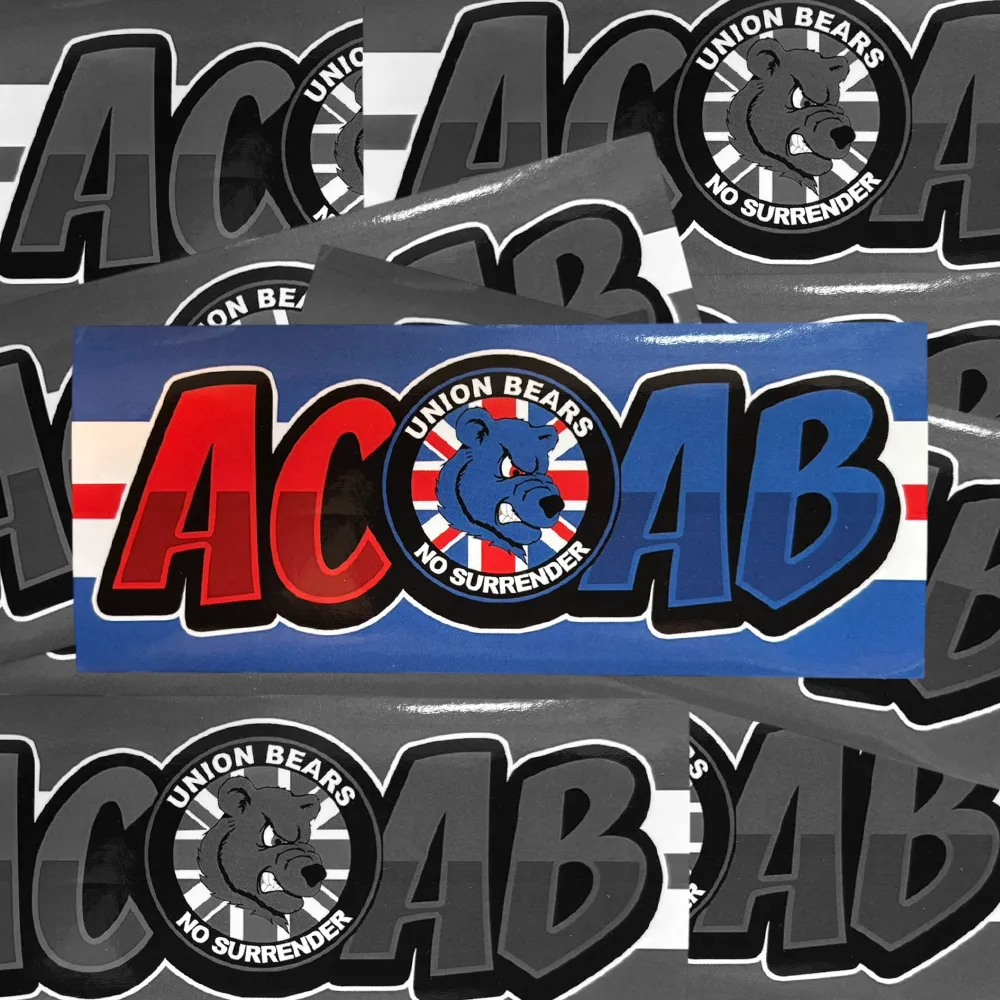 ACAB Union Bears - Rangers Stickers