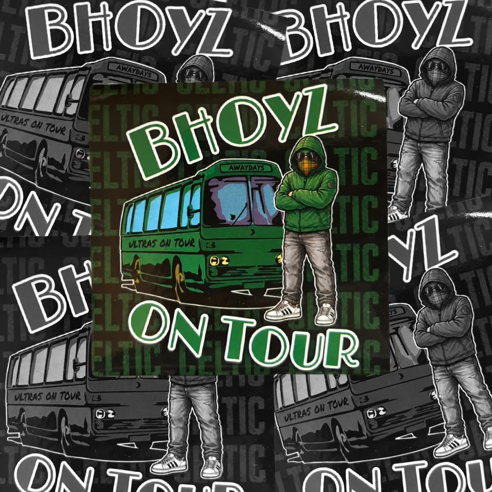 Bhoys On Tour - Celtic Stickers