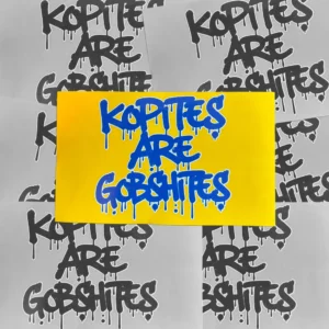 Kopites Are Gobshites - Everton Stickers