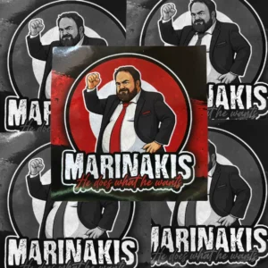 Marinakis He Does What He Wants - Nottingham Forest Stickers