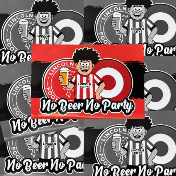 No Beer No Party - Lincoln City Stickers
