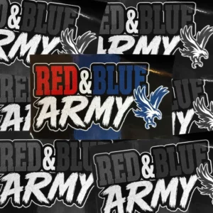 Red & Blue Army - Crystal Palace Stickers