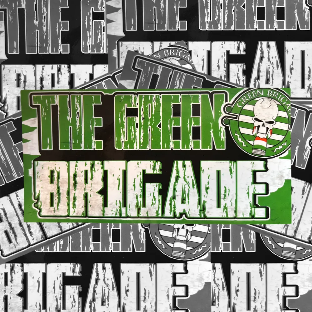 The Green Brigade - Celtic Stickers