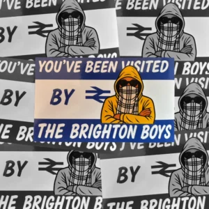 You've Been Visited by The Brighton Boys Stickers