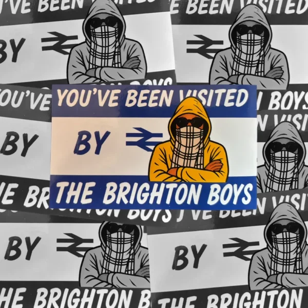 You've Been Visited by The Brighton Boys Stickers