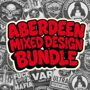Aberdeen Mixed Design Sticker Bundle
