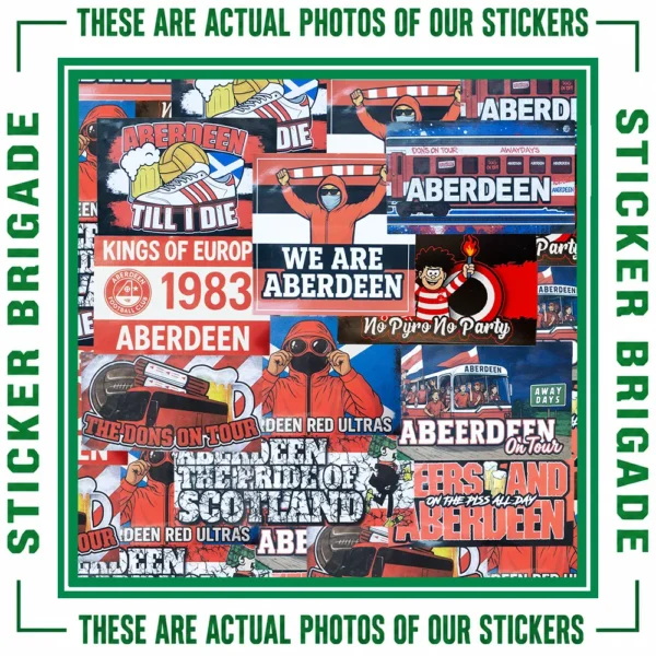 Aberdeen Stickers Aberdeen Mixed Design Sticker Bundle